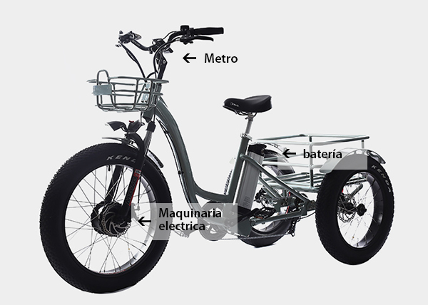 ¿Cuáles son los accesorios para triciclos eléctricos y triciclos de gasolina?